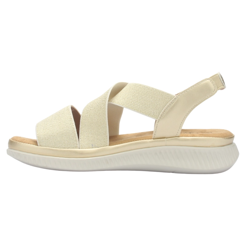 SANDALIA MUJER CHALADA MALIBU-1 DORADO CASUAL - 2