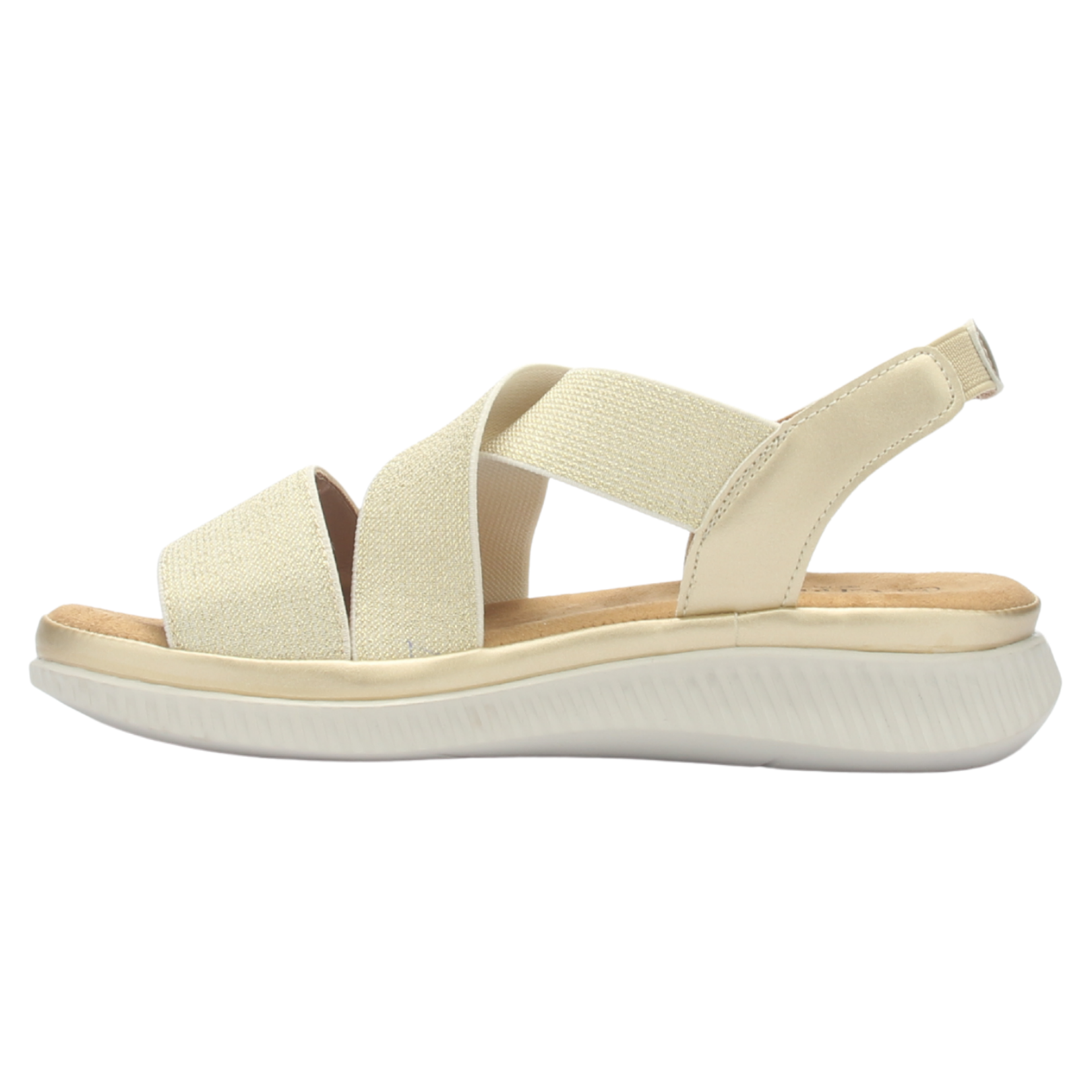 SANDALIA MUJER CHALADA MALIBU-1 DORADO CASUAL - 2