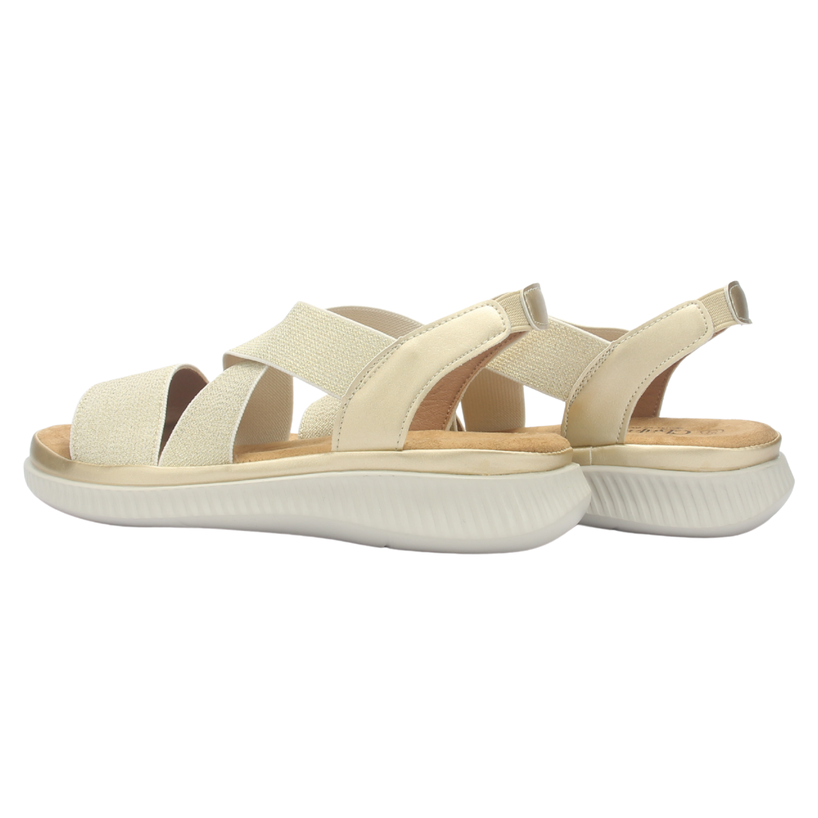 SANDALIA MUJER CHALADA MALIBU-1 DORADO CASUAL - 6