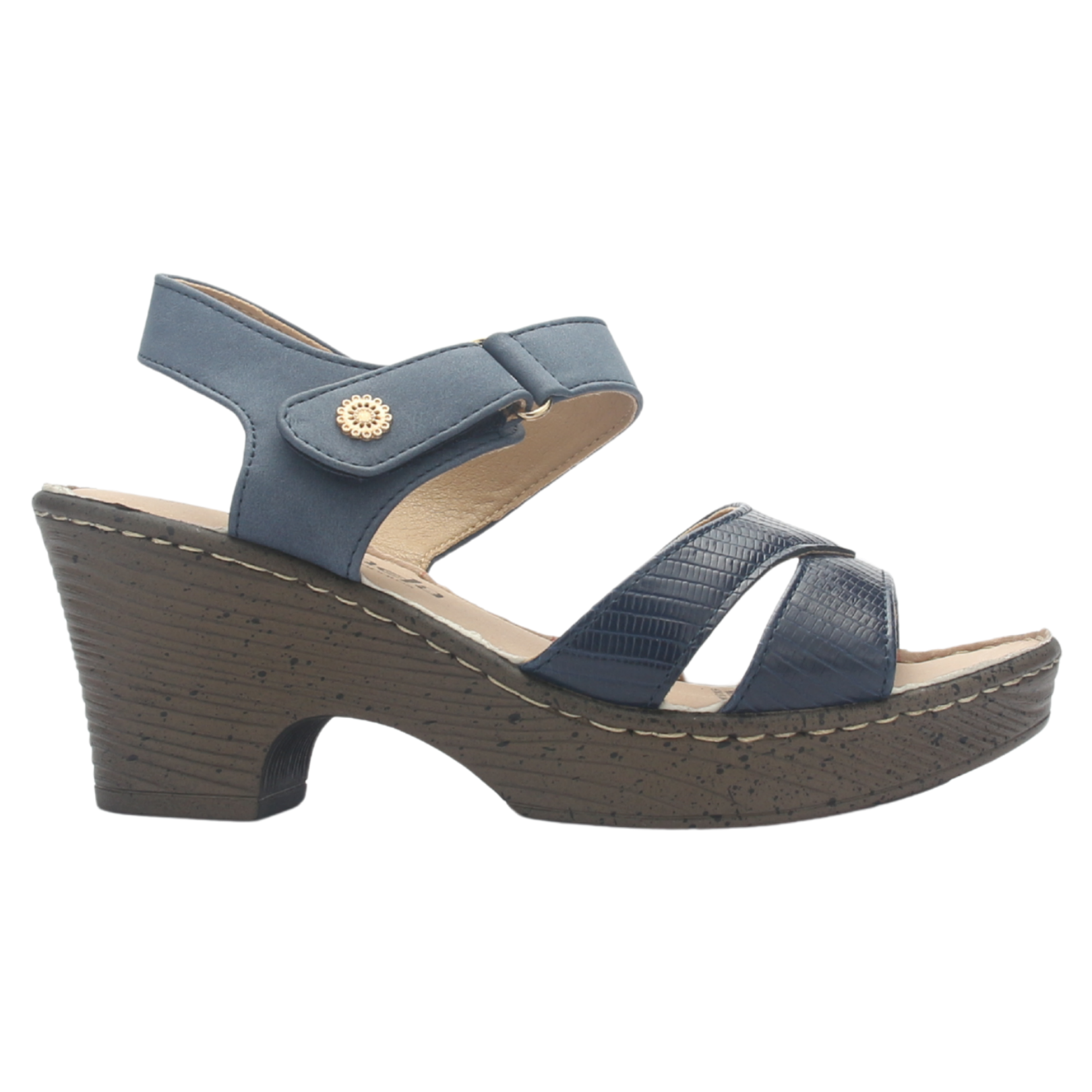 SANDALIA MUJER CHALADA NOTINA-2 AZUL CASUAL - 1