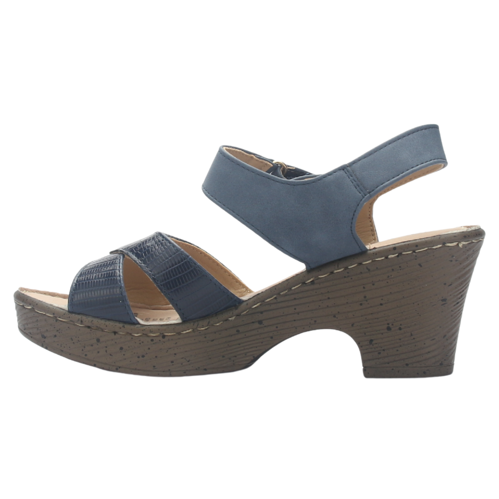 SANDALIA MUJER CHALADA NOTINA-2 AZUL CASUAL - 2
