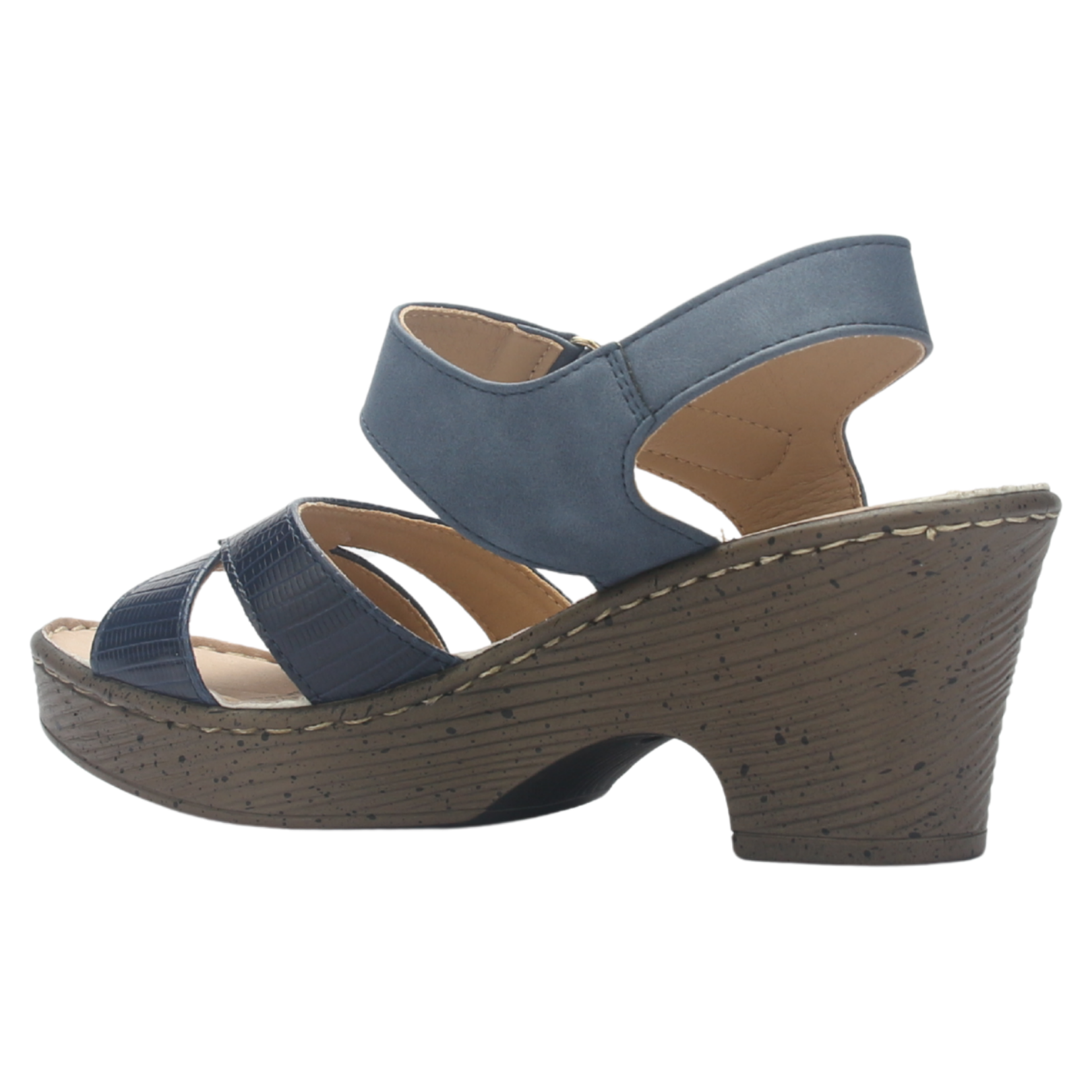 SANDALIA MUJER CHALADA NOTINA-2 AZUL CASUAL - 4