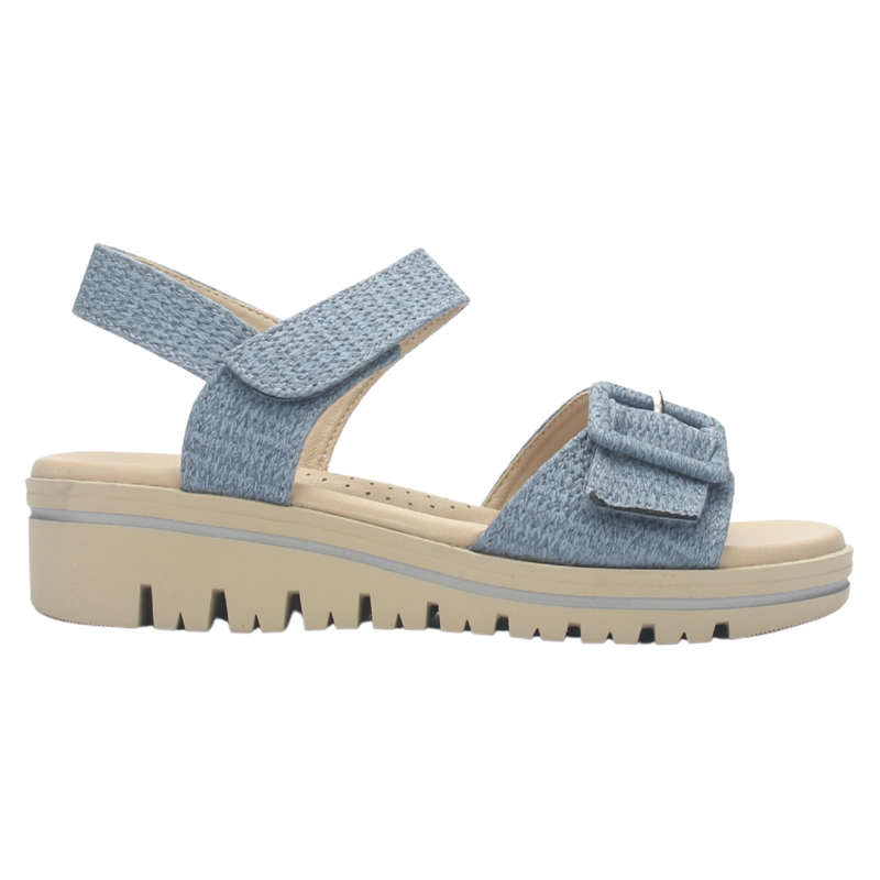 SANDALIA MUJER CHALADA BERA-1 AZUL CASUAL - 1