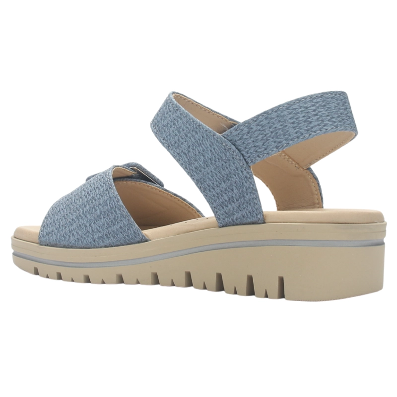 SANDALIA MUJER CHALADA BERA-1 AZUL CASUAL - 4