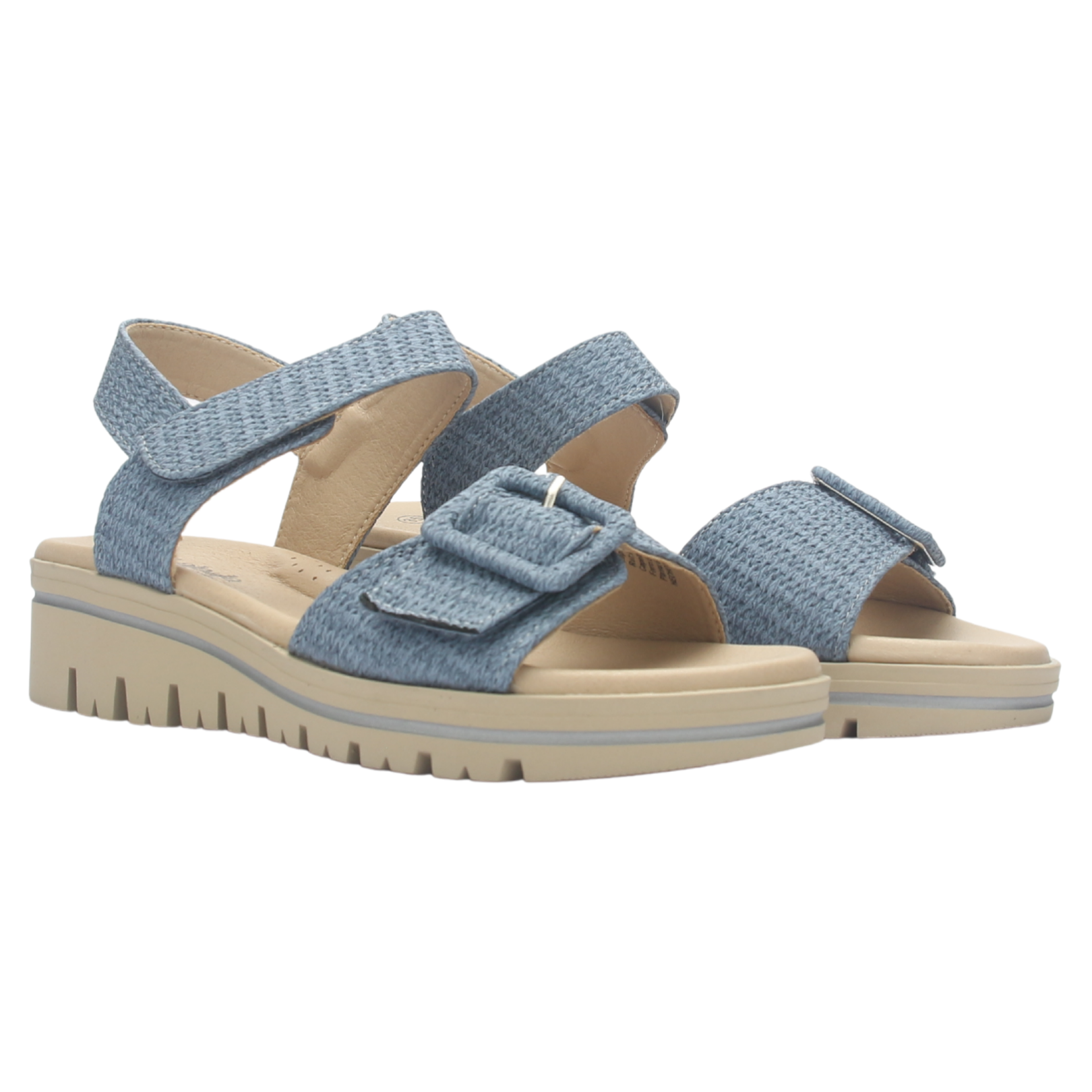 SANDALIA MUJER CHALADA BERA-1 AZUL CASUAL - 7