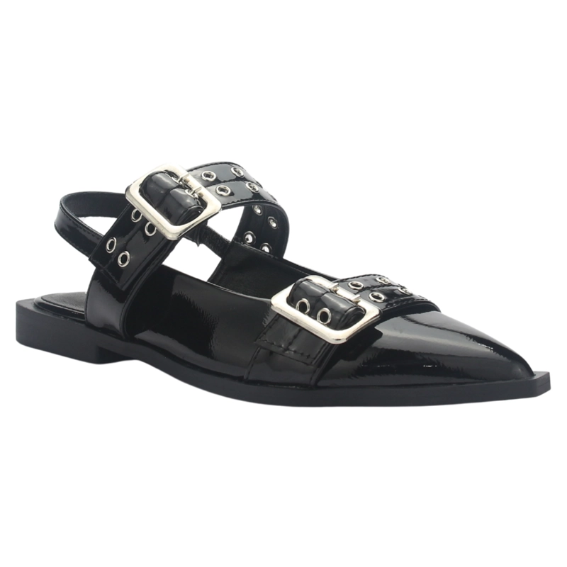 BALLERINA MUJER CHALADA SLIK-21 NEGRO CASUAL - 3