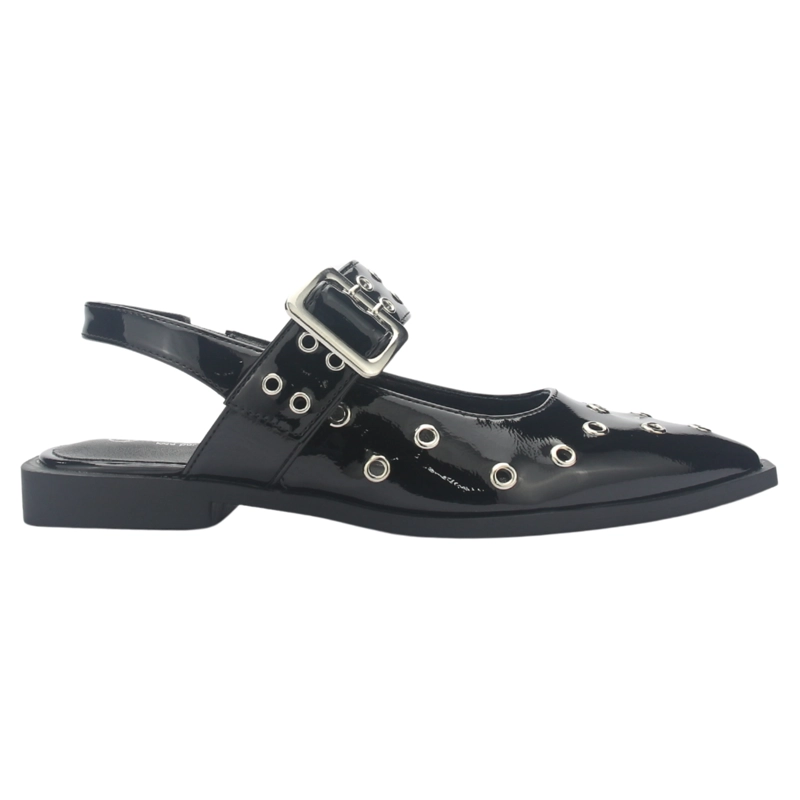 BALLERINA MUJER CHALADA SLIK-20 NEGRO CASUAL - 1