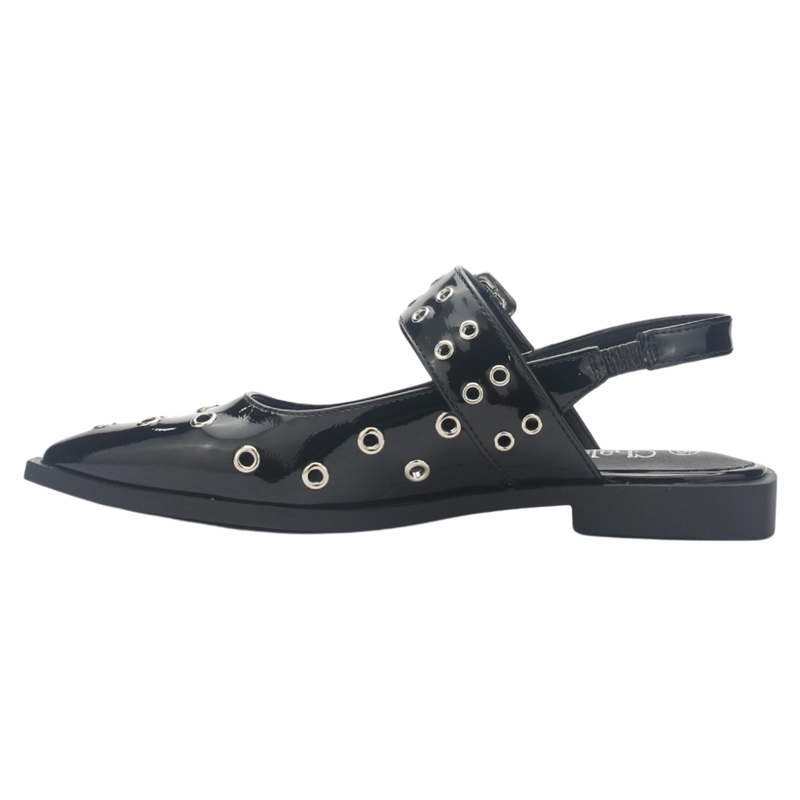 BALLERINA MUJER CHALADA SLIK-20 NEGRO CASUAL - 2