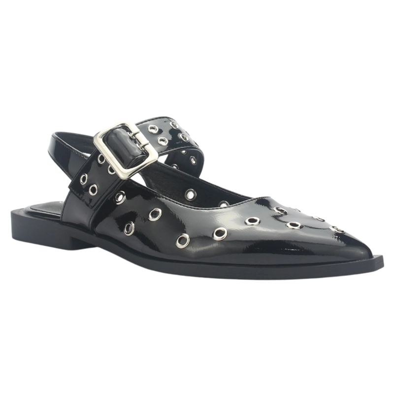 BALLERINA MUJER CHALADA SLIK-20 NEGRO CASUAL - 3