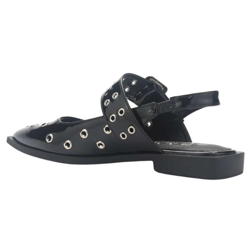 BALLERINA MUJER CHALADA SLIK-20 NEGRO CASUAL - 4