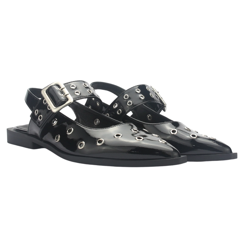 BALLERINA MUJER CHALADA SLIK-20 NEGRO CASUAL - 7