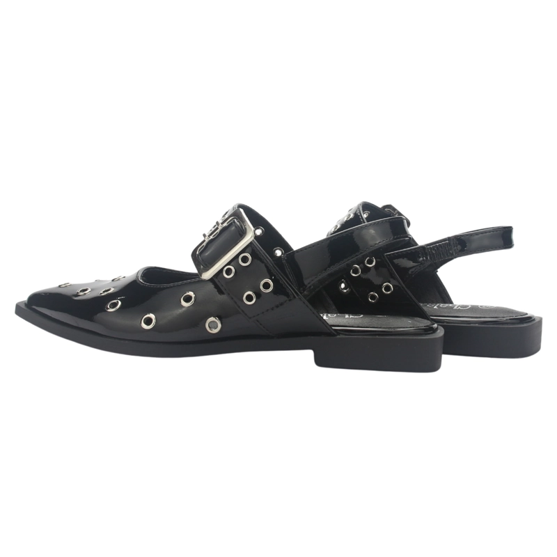 BALLERINA MUJER CHALADA SLIK-20 NEGRO CASUAL - 8