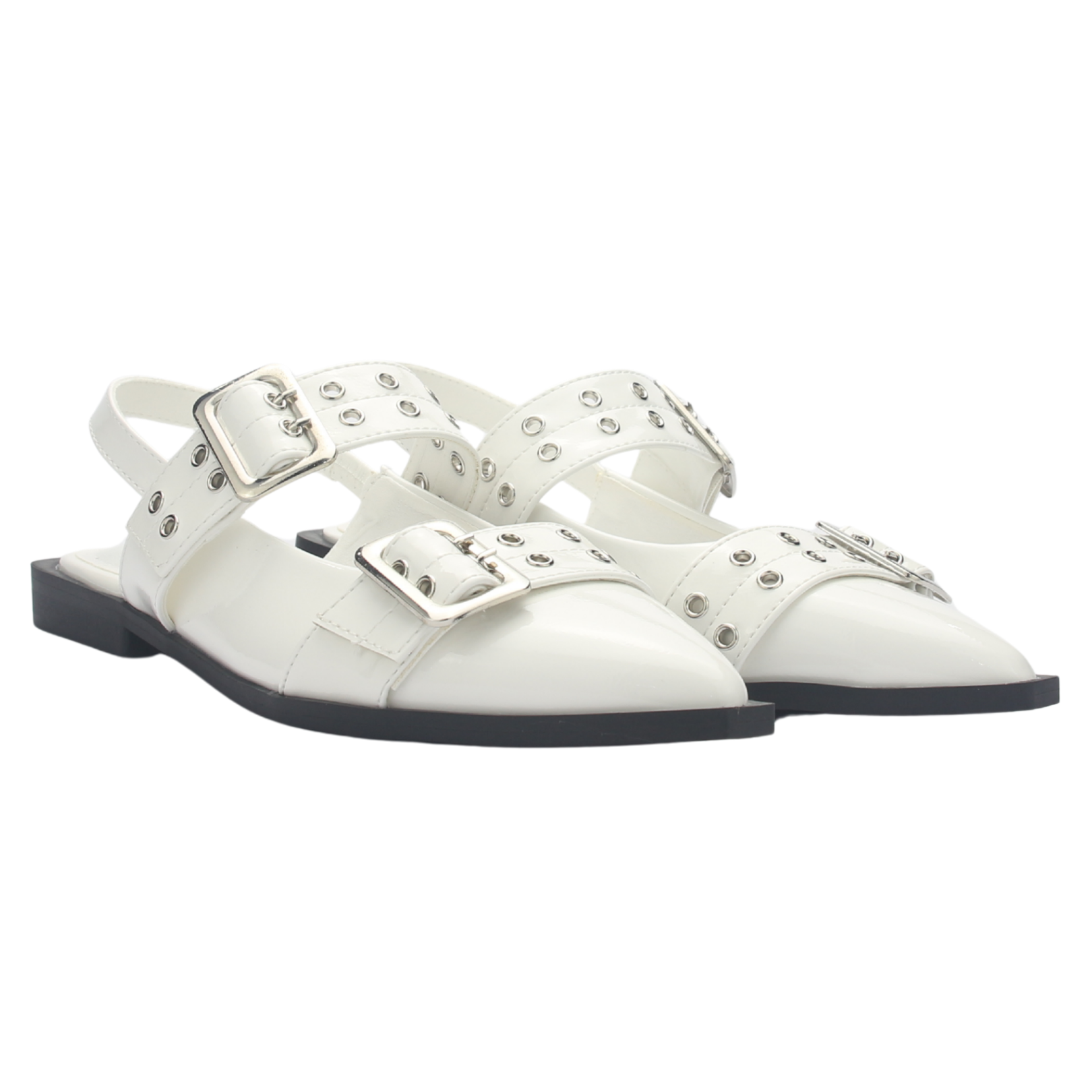 BALLERINA MUJER CHALADA SLIK-21 BLANCO CASUAL - 7