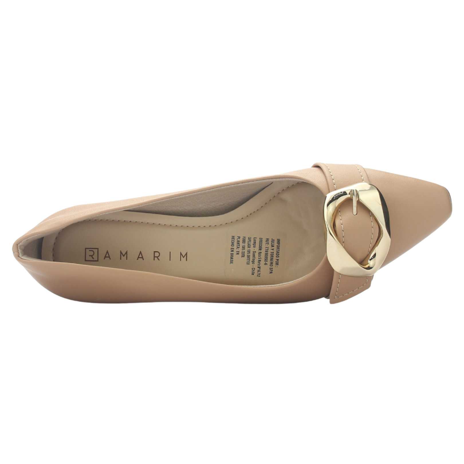 ZAPATO MUJER BEIGE RAMARIM 2551203 CASUAL - 5