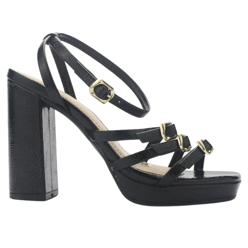 SANDALIA NEGRO MUJER RAMARIM 2557204 CASUAL - 1