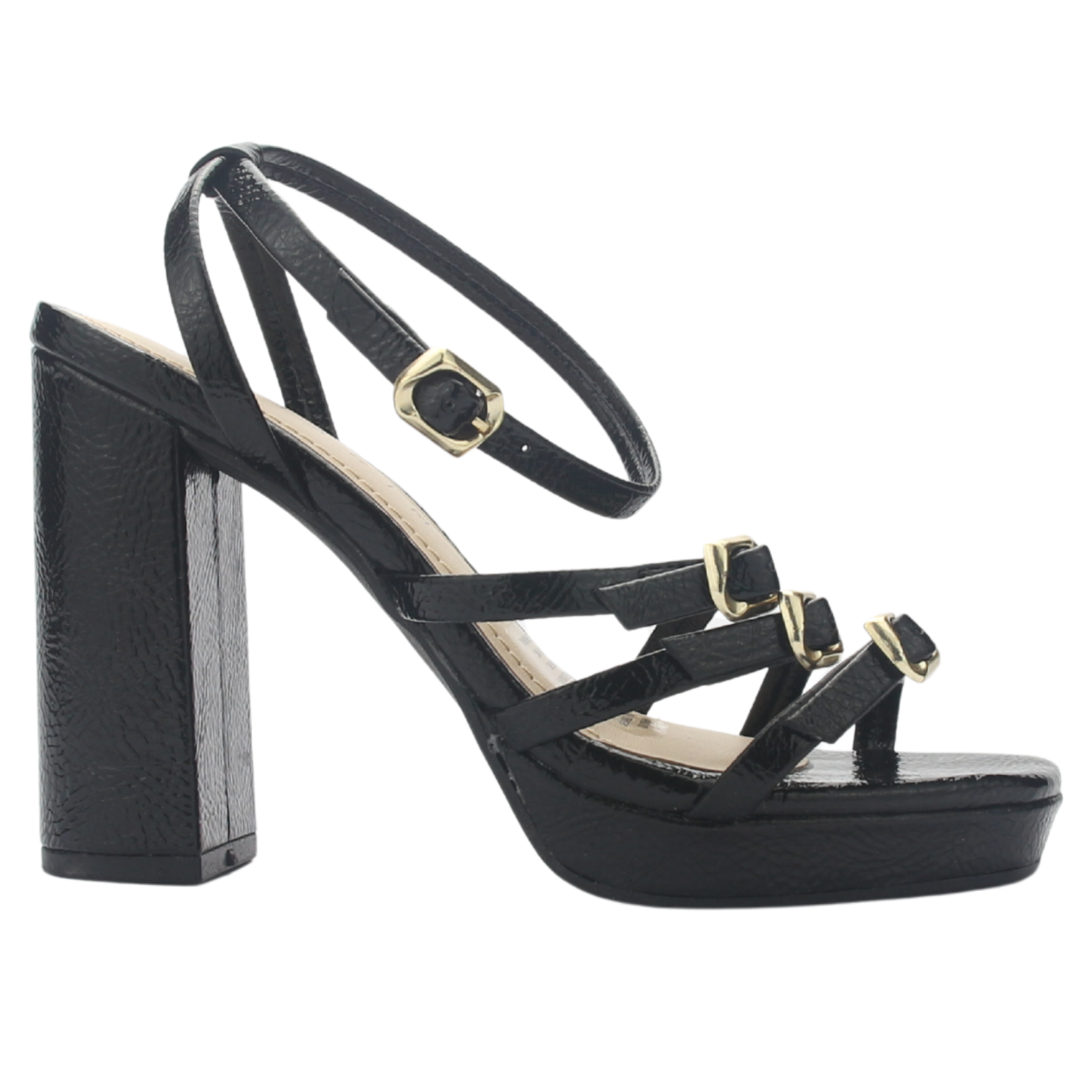 SANDALIA NEGRO MUJER RAMARIM 2557204 CASUAL - 1