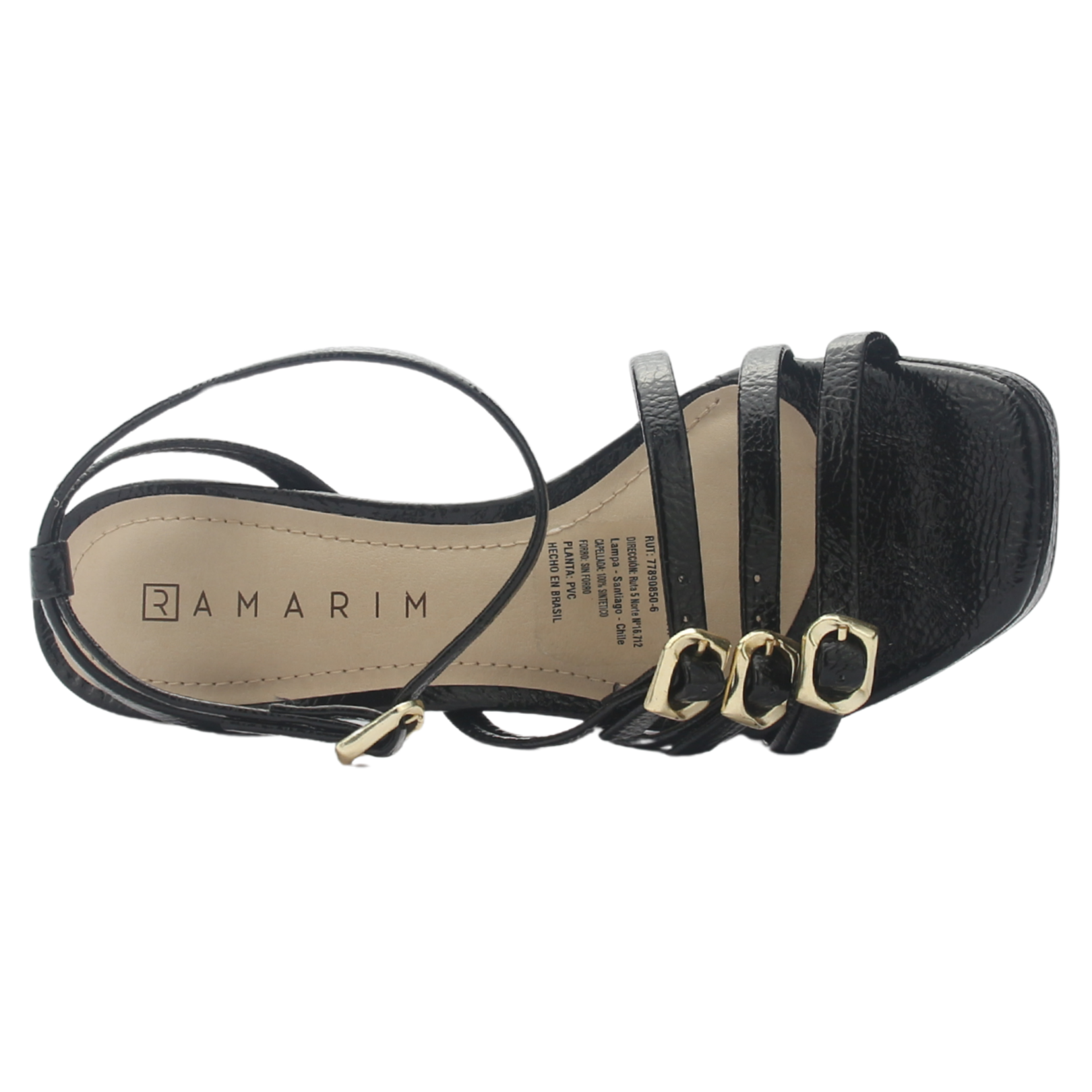 SANDALIA NEGRO MUJER RAMARIM 2557204 CASUAL - 5