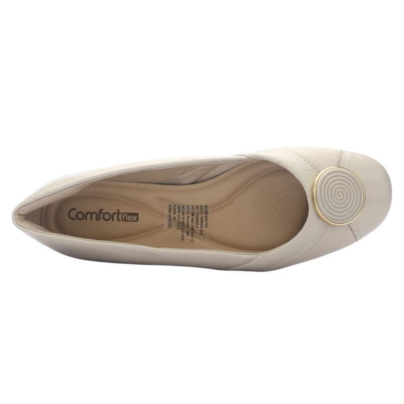 ZAPATO MUJER BEIGE COMFORTFLEX 2579402 CASUAL - 5
