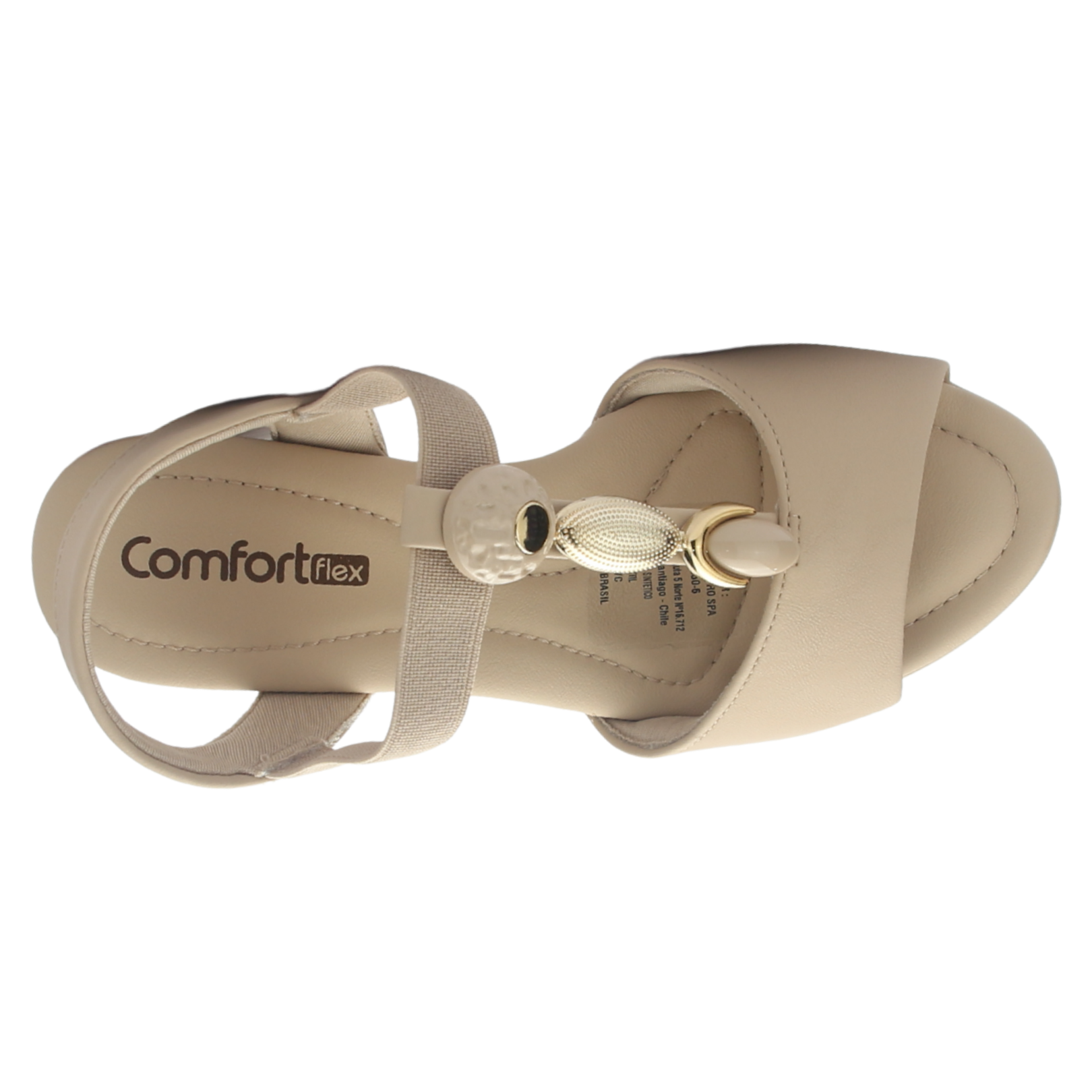 SANDALIA MUJER BEIGE OSCURO COMFORTFLEX 2557403 CASUAL - 5
