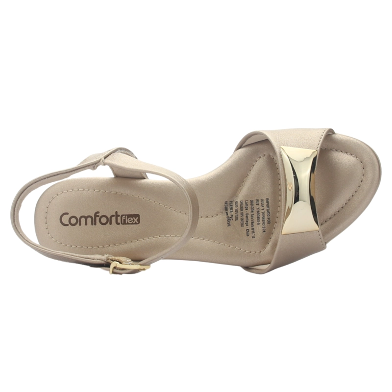 SANDALIA MUJER DORADO COMFORTFLEX 2557402 CASUAL - 5