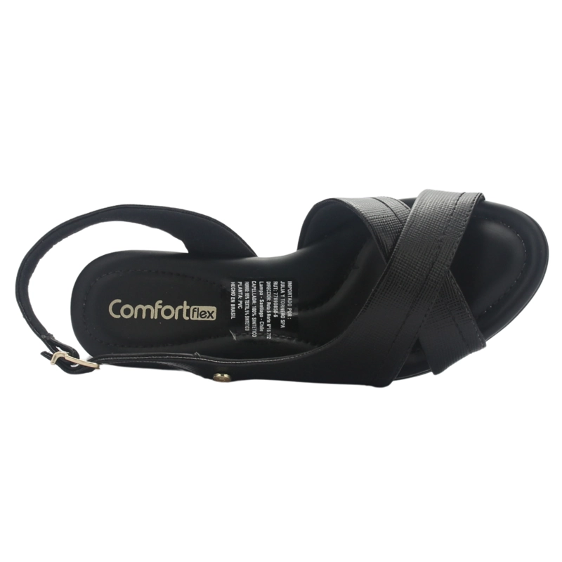SANDALIA NEGRO MUJER COMFORTFLEX 2557404 CASUAL - 5
