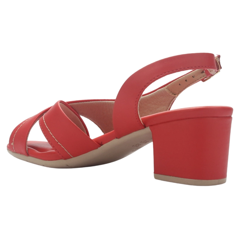 SANDALIA MUJER COLOR ROJO COMFORTFLEX 2557404 CASUAL - 4