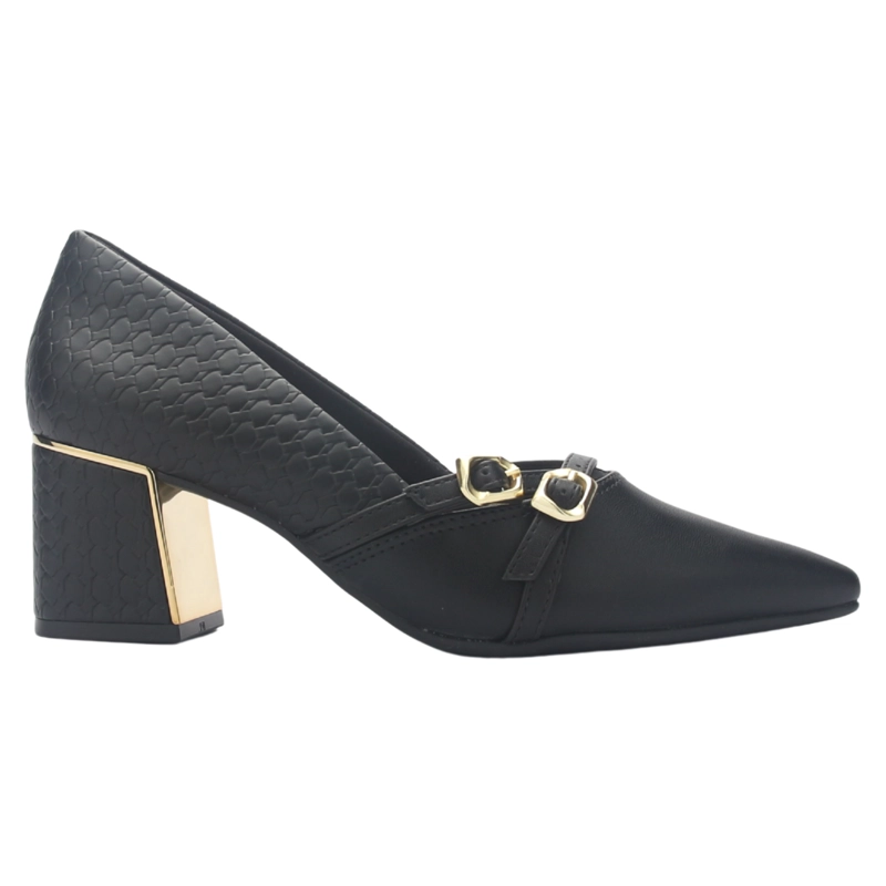 ZAPATO NEGRO MUJER RAMARIM 2551204 CASUAL - 1
