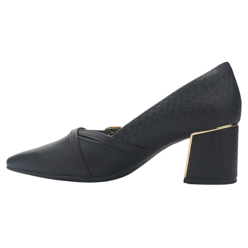 ZAPATO NEGRO MUJER RAMARIM 2551204 CASUAL - 2