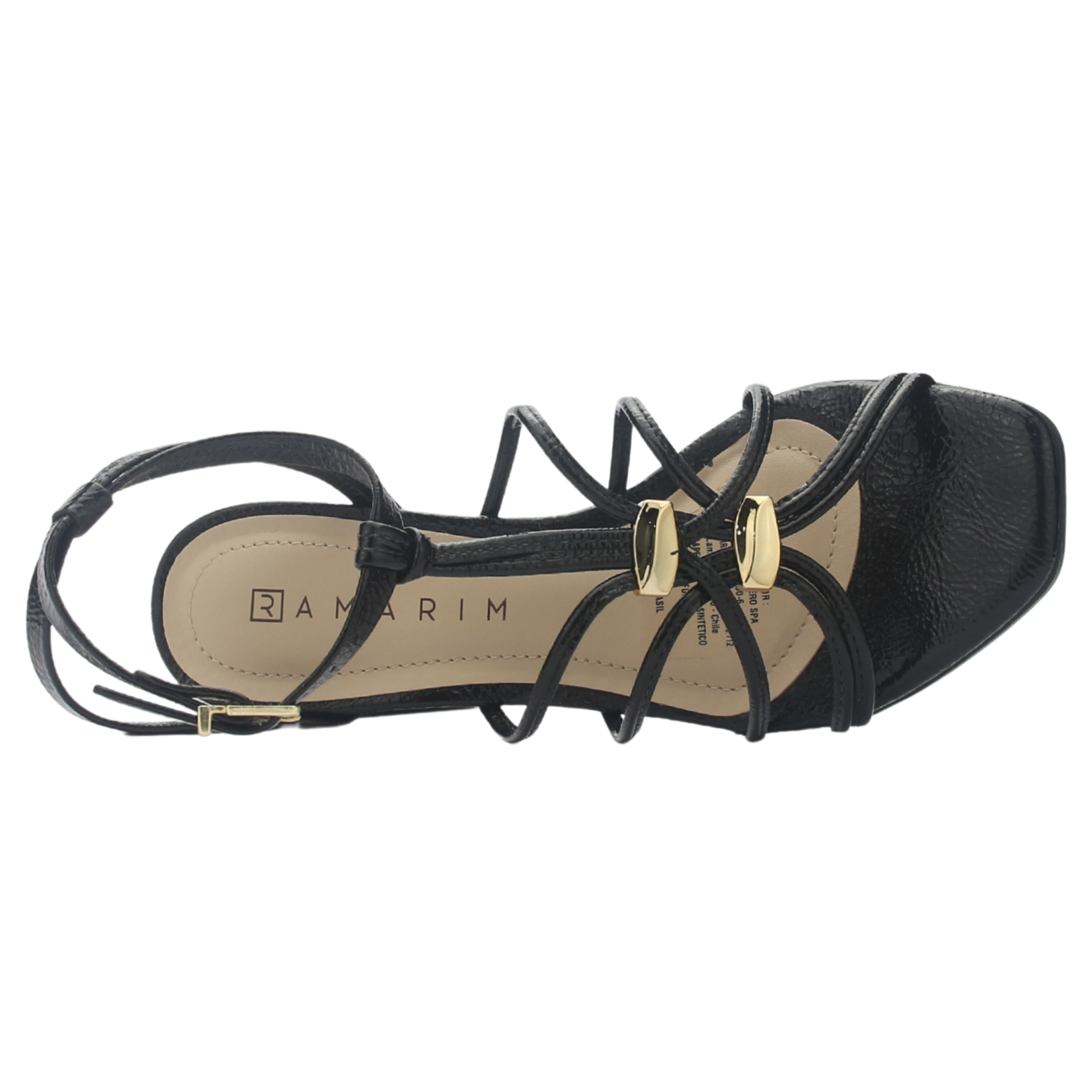 SANDALIA NEGRO MUJER RAMARIM 2541204 CASUAL - 5