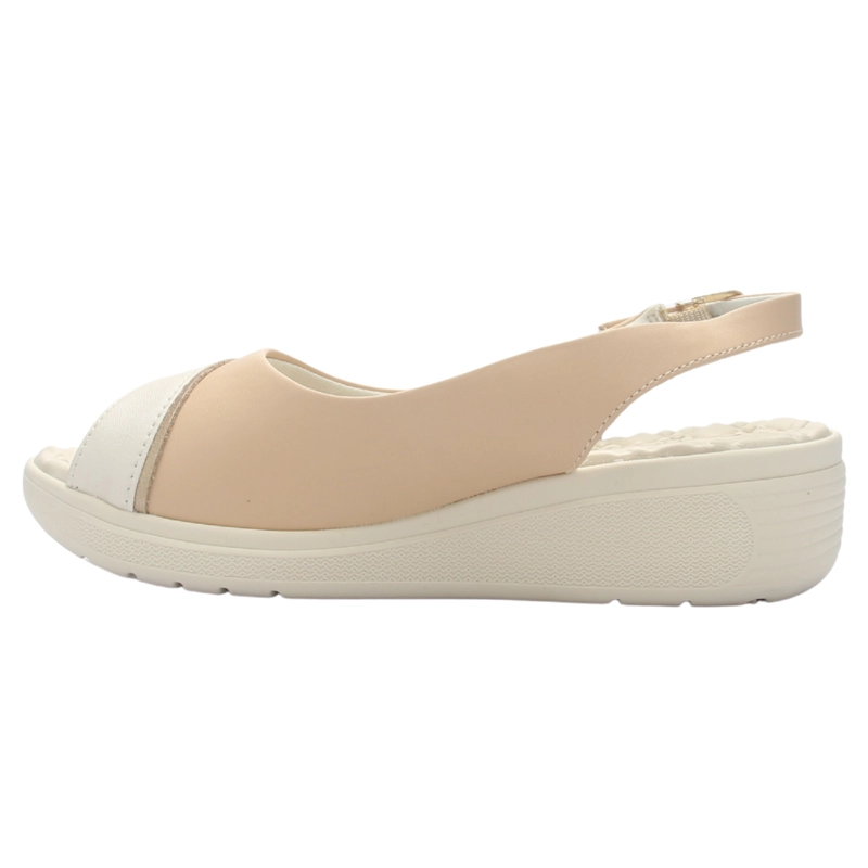 SANDALIA MUJER BEIGE COMFORTFLEX 2586405 CASUAL - 2