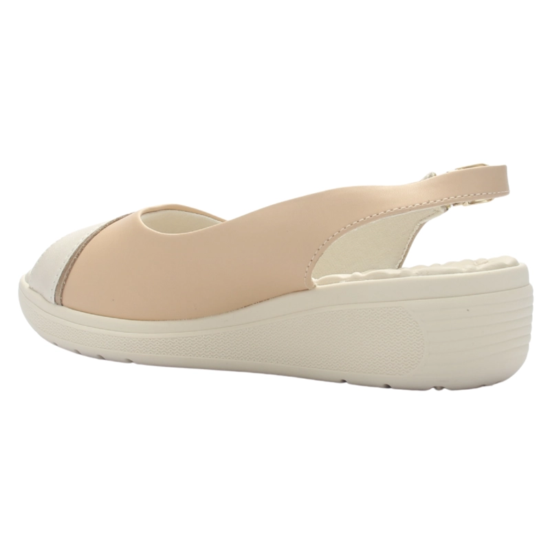SANDALIA MUJER BEIGE COMFORTFLEX 2586405 CASUAL - 4