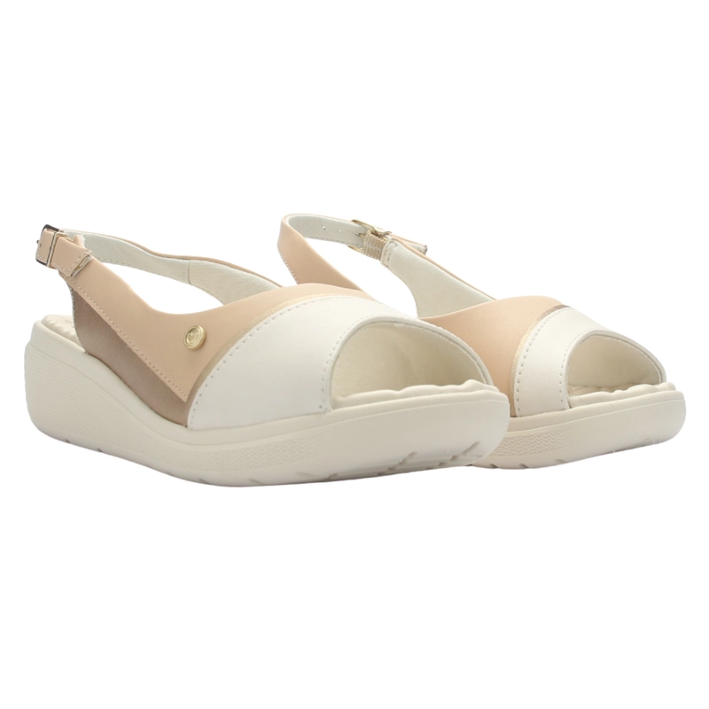 SANDALIA MUJER BEIGE COMFORTFLEX 2586405 CASUAL - 6
