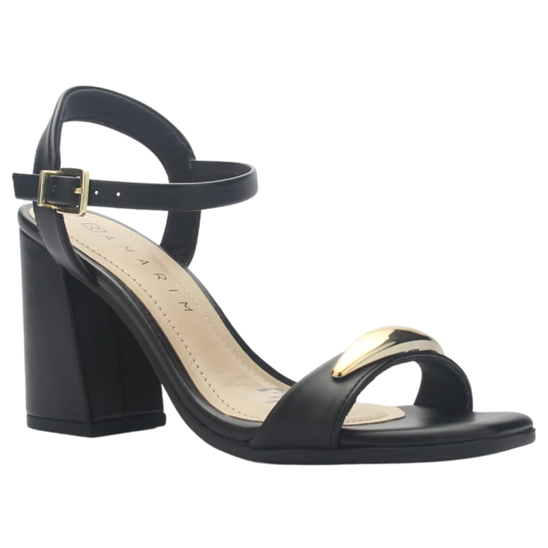 SANDALIA MUJER DE COLOR NEGRO RAMARIM 2541202 CASUAL - 3