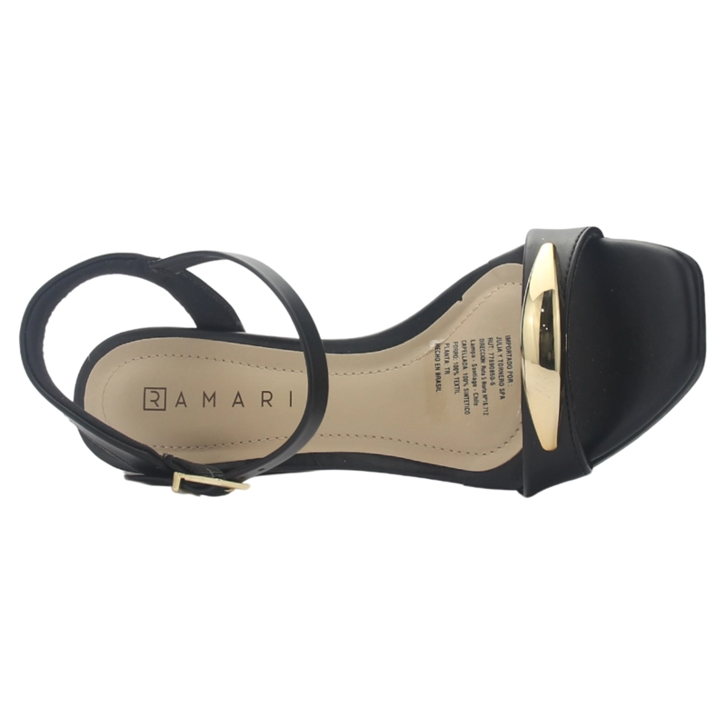 SANDALIA MUJER DE COLOR NEGRO RAMARIM 2541202 CASUAL - 5