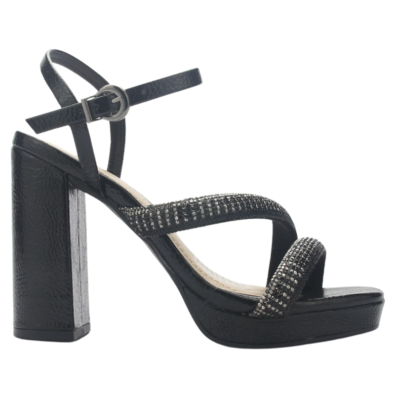SANDALIA NEGRO MUJER RAMARIM 2557202 CASUAL - 1