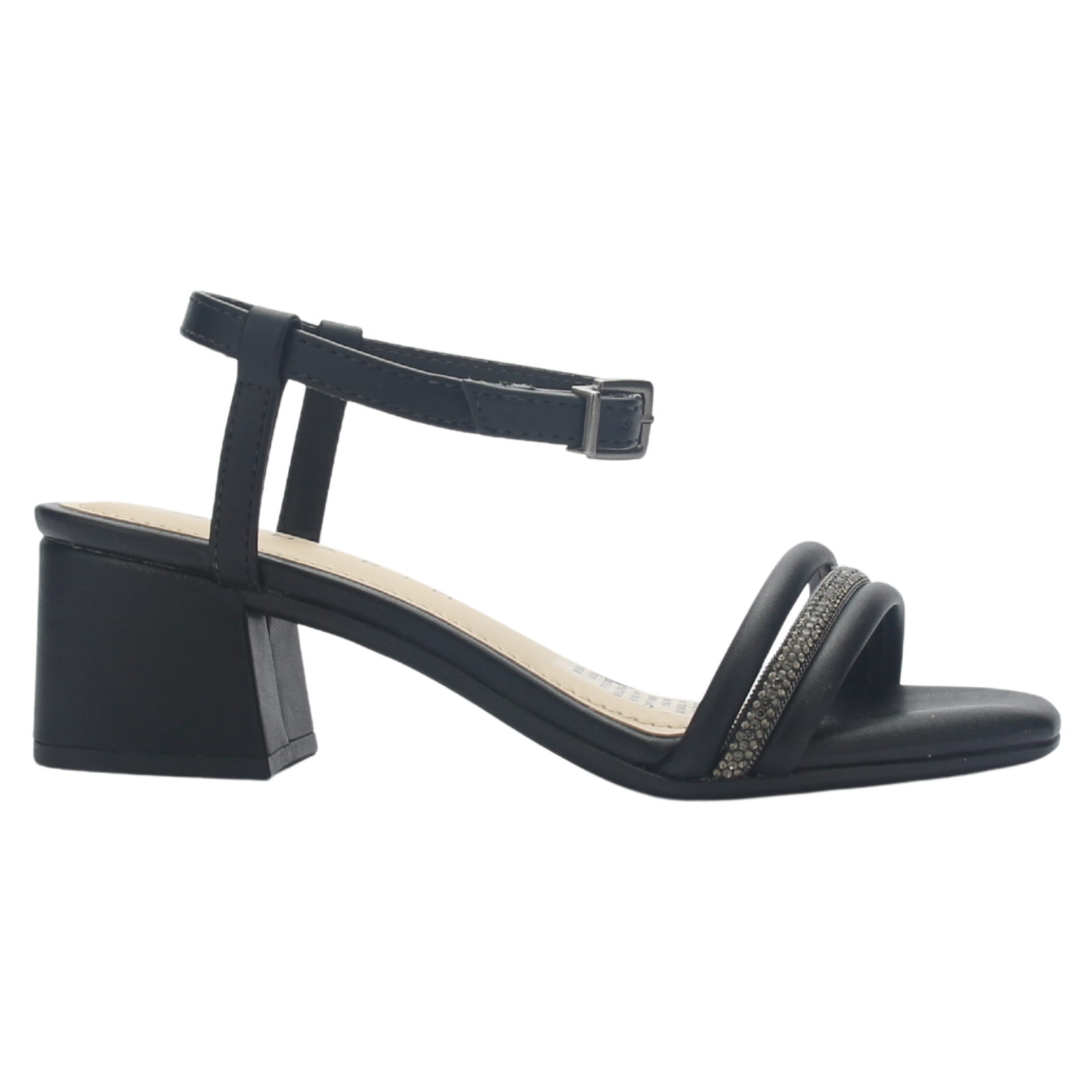 SANDALIA NEGRO MUJER RAMARIM 2530202 CASUAL - 1