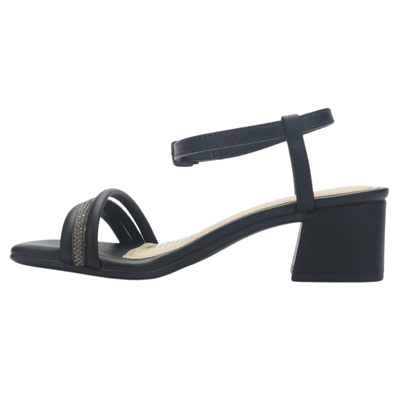 SANDALIA NEGRO MUJER RAMARIM 2530202 CASUAL - 2