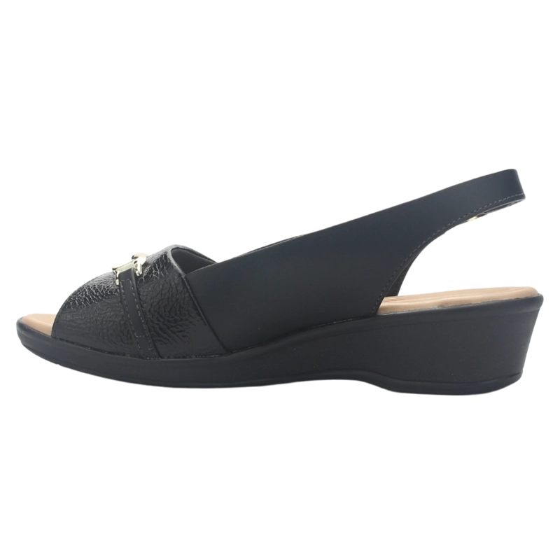 SANDALIA NEGRO MUJER COMFORTFLEX 2572404 CASUAL - 2