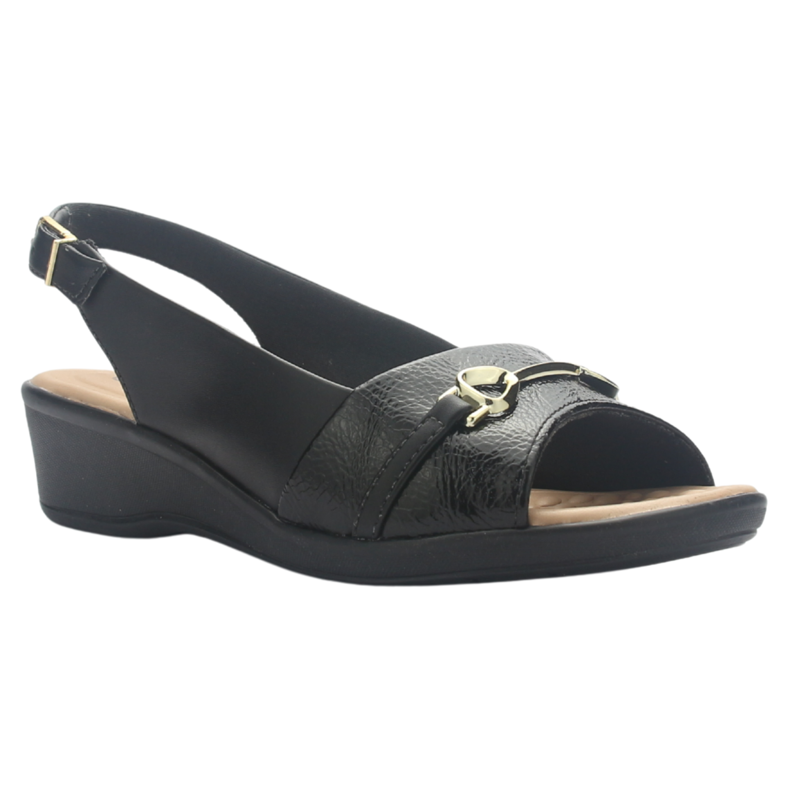 SANDALIA NEGRO MUJER COMFORTFLEX 2572404 CASUAL - 3