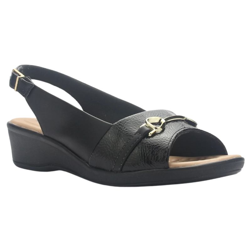 SANDALIA NEGRO MUJER COMFORTFLEX 2572404 CASUAL - 3