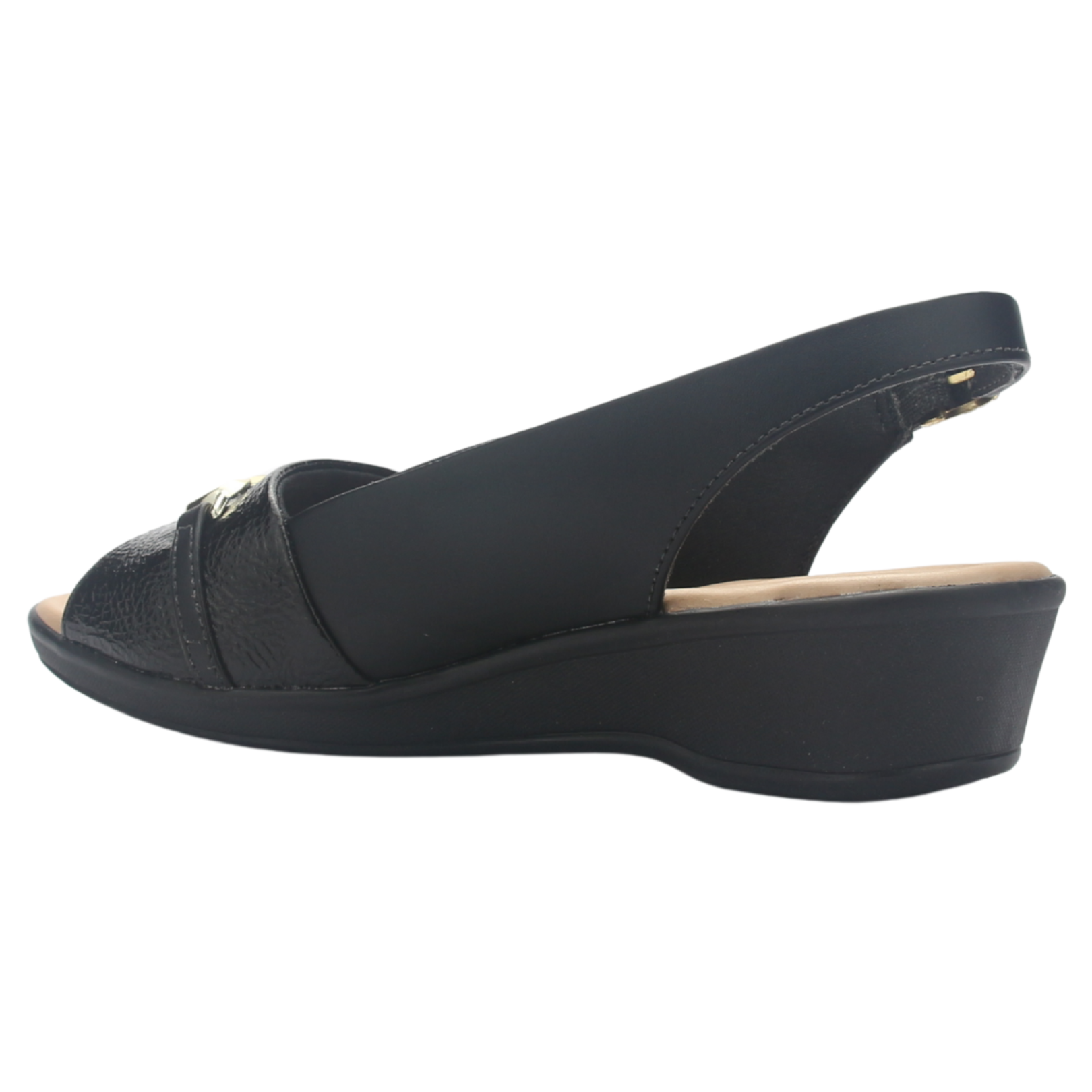 SANDALIA NEGRO MUJER COMFORTFLEX 2572404 CASUAL - 4