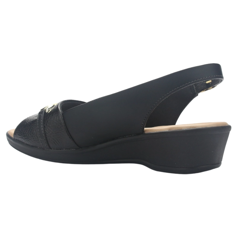 SANDALIA NEGRO MUJER COMFORTFLEX 2572404 CASUAL - 4