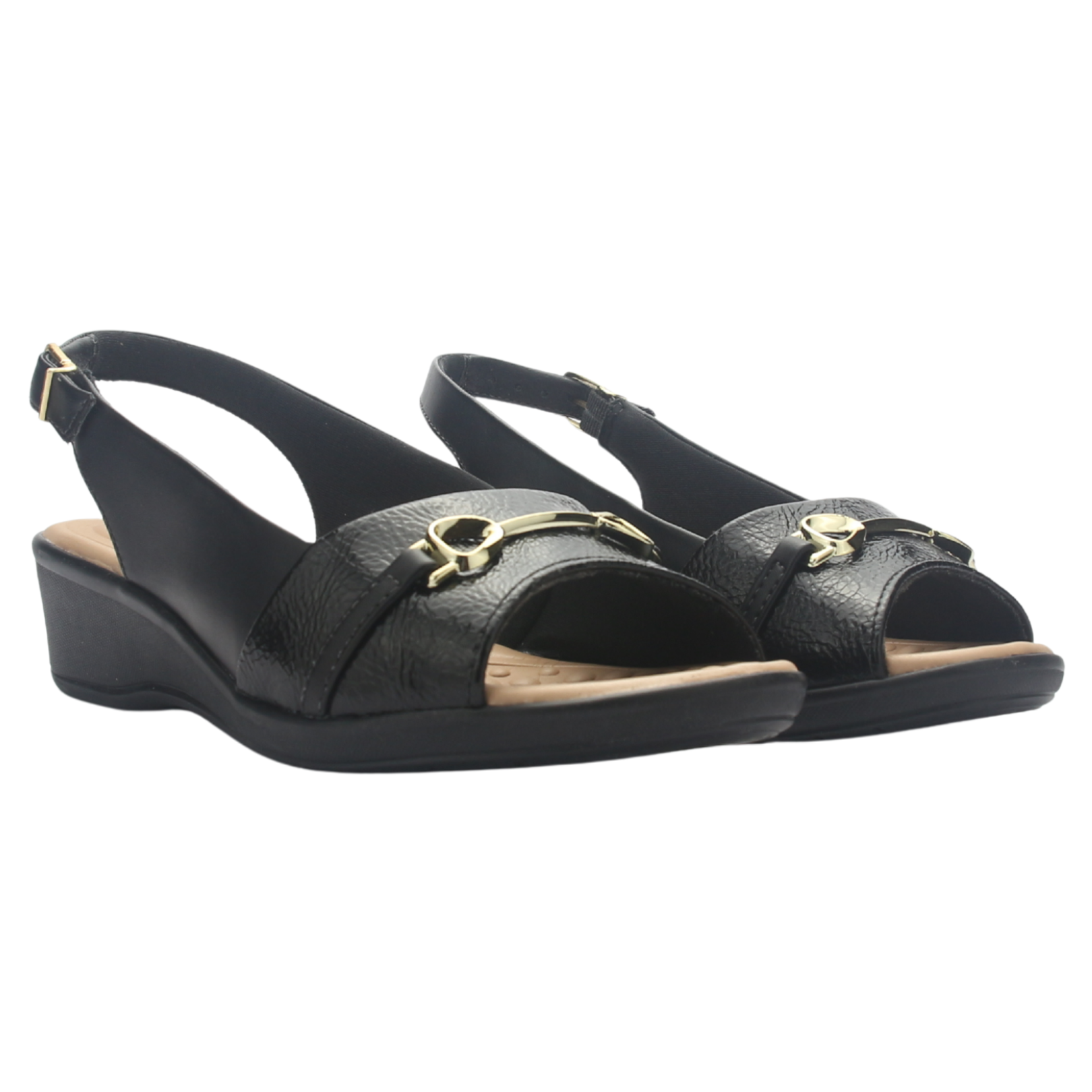 SANDALIA NEGRO MUJER COMFORTFLEX 2572404 CASUAL - 6