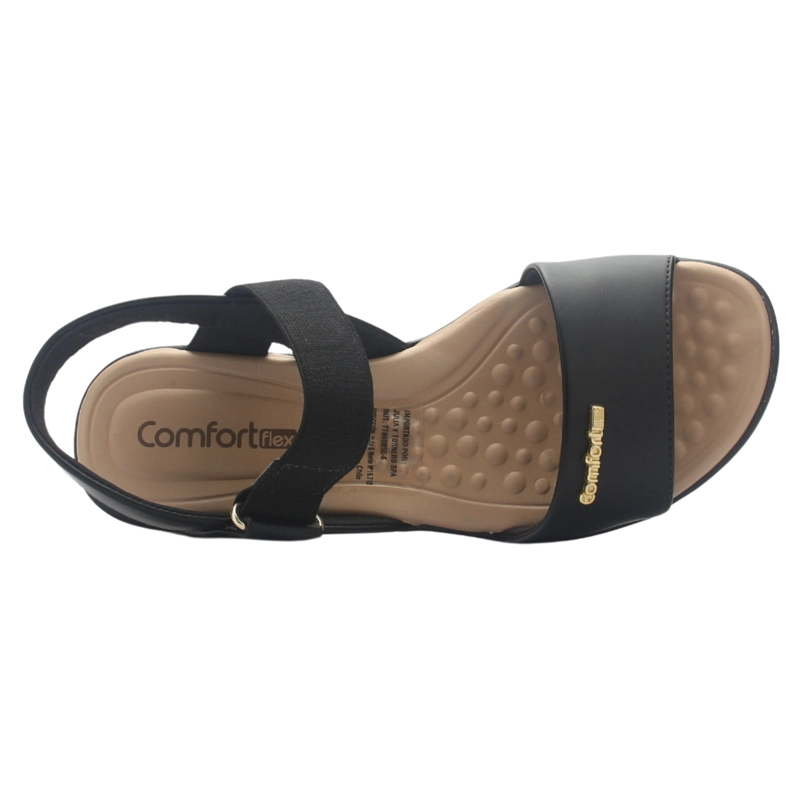 SANDALIA NEGRO MUJER COMFORTFLEX 2572403 CASUAL - 5