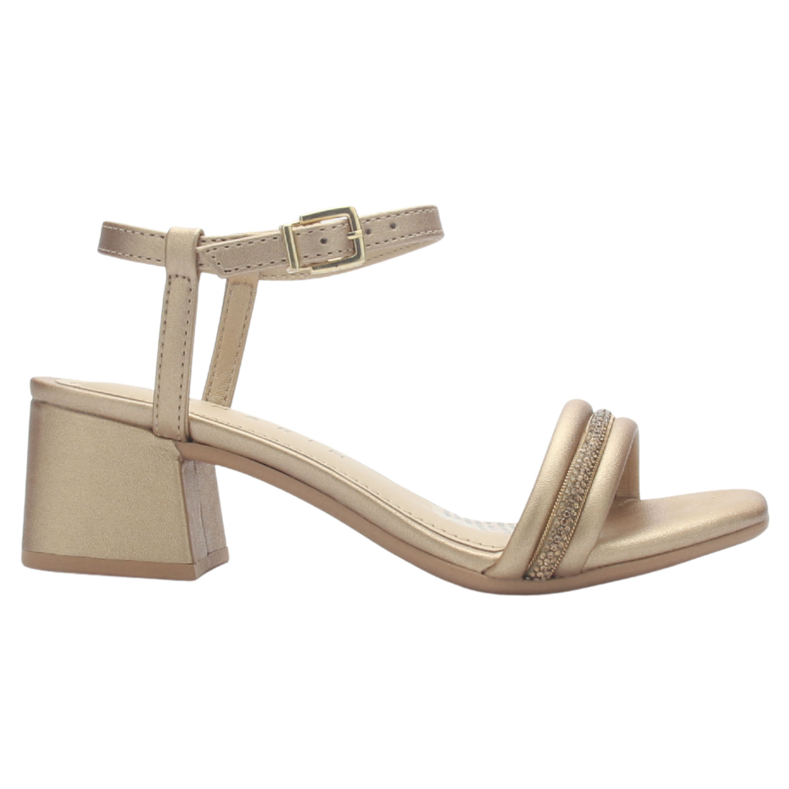 SANDALIA MUJER DORADO RAMARIM 2530202 CASUAL - 1