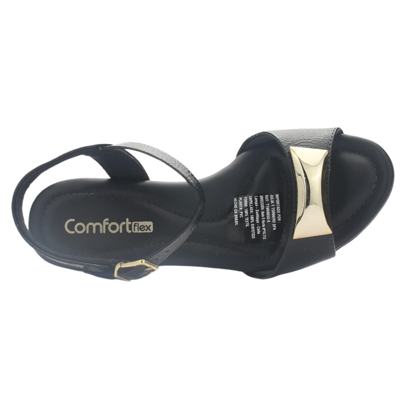 SANDALIA MUJER COLOR NEGRO COMFORTFLEX 2557402 CASUAL - 5