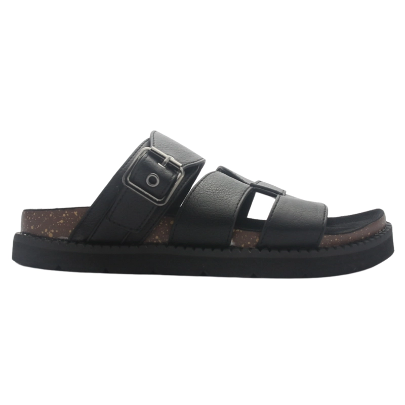 SANDALIA MUJER CASUAL NEGRO CHALADA NERU-1 - 1