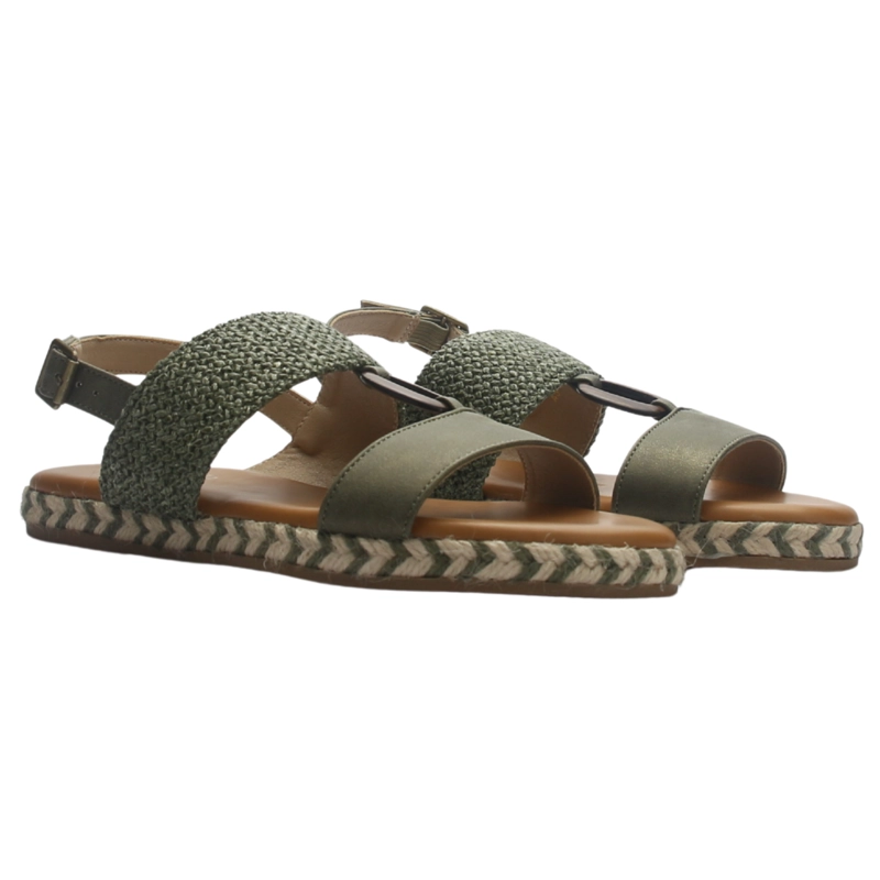 SANDALIA MUJER CASUAL OLIVA CHALADA MURANO-1 - 5
