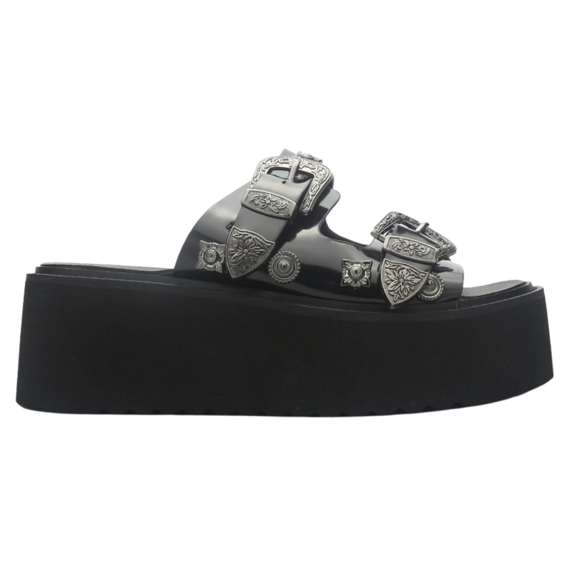 SANDALIA MUJER CASUAL NEGRO CHALADA WAY-20 - 1
