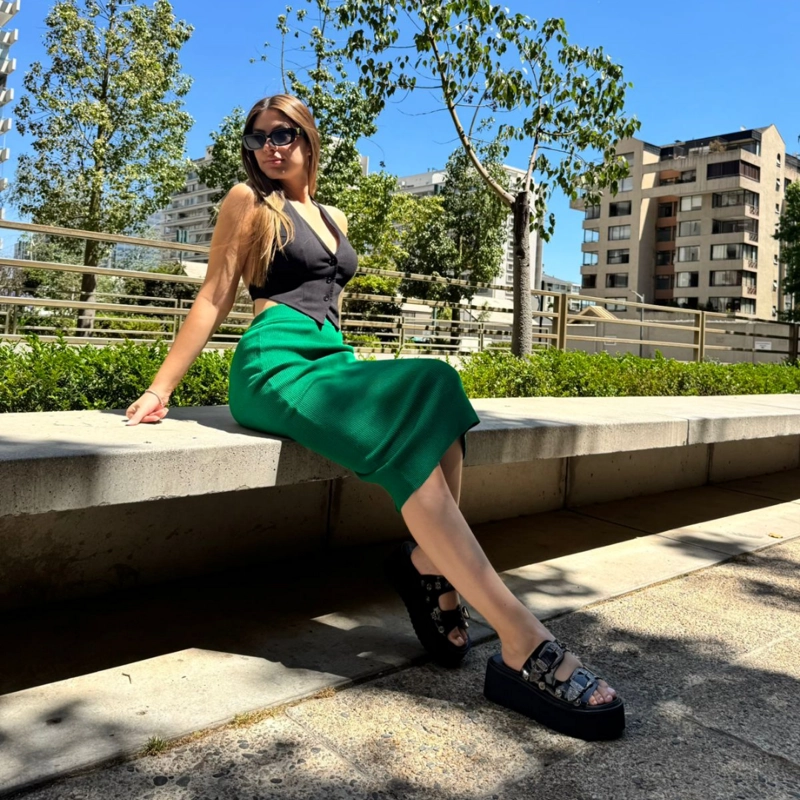 SANDALIA MUJER CASUAL NEGRO CHALADA WAY-20 - 6